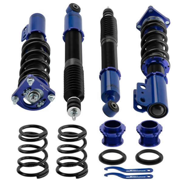 Винтовая подвеска (койловеры) Ford Mustang 4th SN95 1994-2004 Maxpeedingrods. — изображение 2