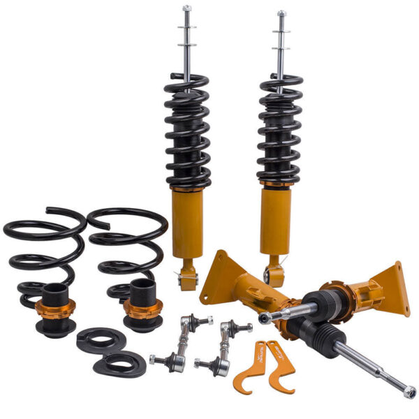 Винтовая подвеска (койловеры) Mercedes C-Class W203 RWD 2001-2007 Maxpeedingrods + регулируемые стойки стабилизатора в комплекте.