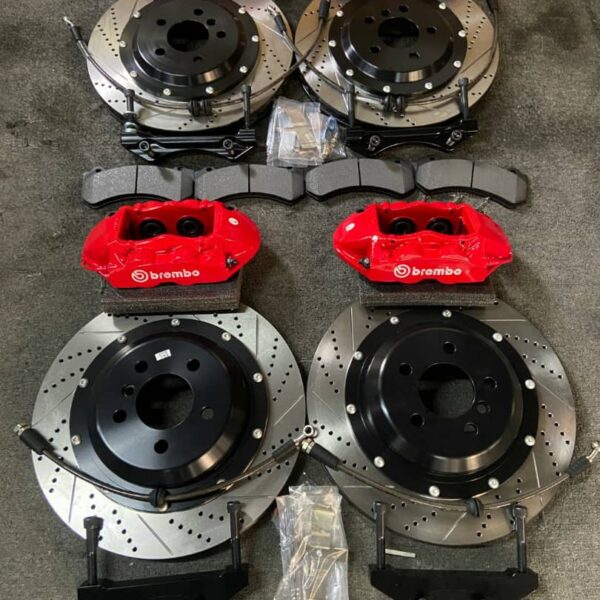 Усиленная 6ти поршневая тормозная система Brembo GT6 для Porsche 718 передняя ось от R19