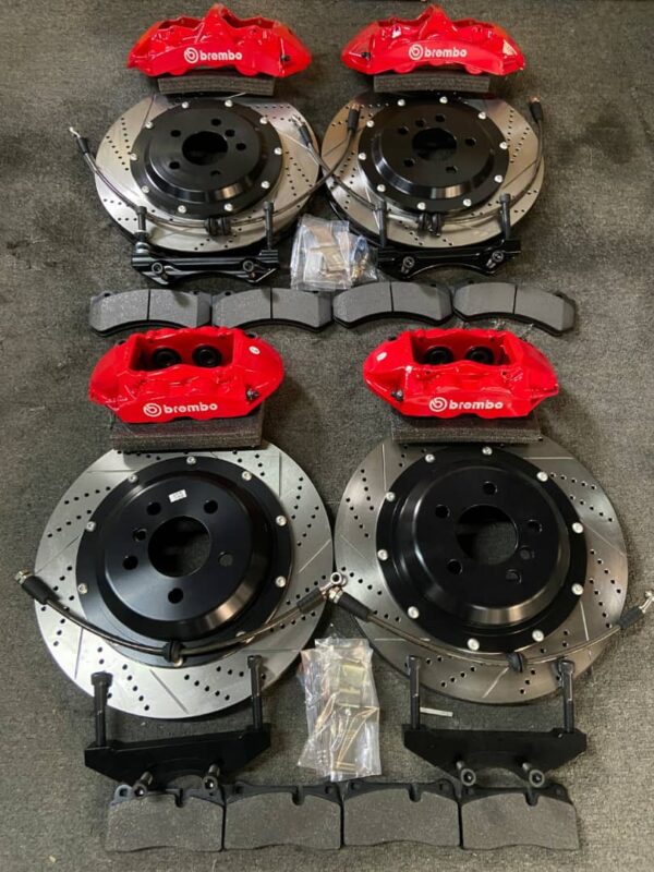 Усиленная 6ти поршневая тормозная система Brembo GT6 для Porsche 718 передняя ось от R19