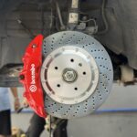 Усиленная 6ти поршневая тормозная система Brembo CTSV для Suzuki Grand Vitara передняя ось от R18