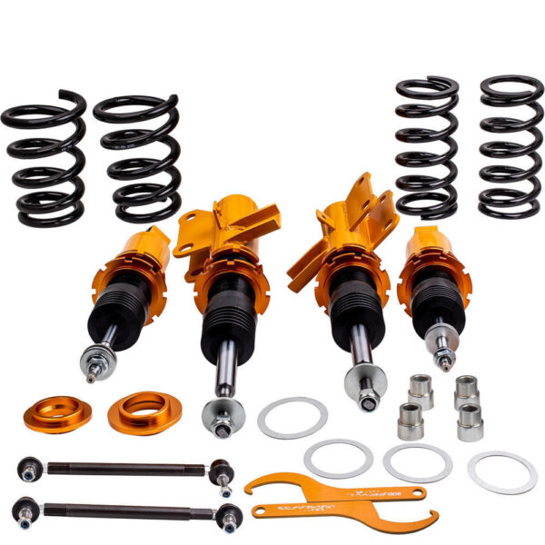 Винтовая подвеска (койловеры) Chevrolet Camaro 2010-2015 Maxpeedingrods с демпфером 24 положения.