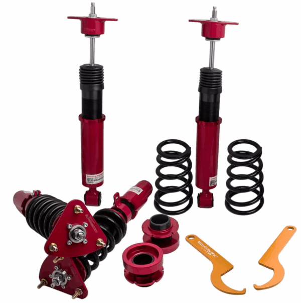 Винтовая подвеска (койловеры) Maxpeedingrods на Ford Focus 2 2004-2011 с демпфером 24 положения. — изображение 3