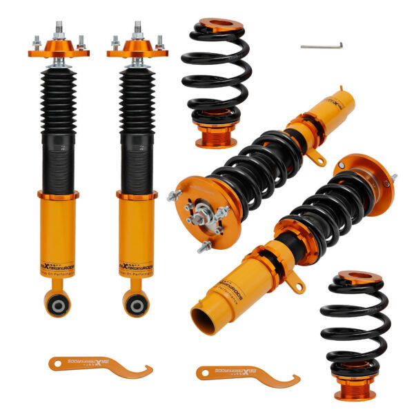 Винтовая подвеска (койловеры) BMW 3-series e46 1999-2005 Maxpeedingrods. — изображение 2