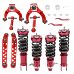 Винтовая подвеска (койловеры) HONDA CIVIC 1996-2000 с демпфером 24 положения и комплектом рычагов.