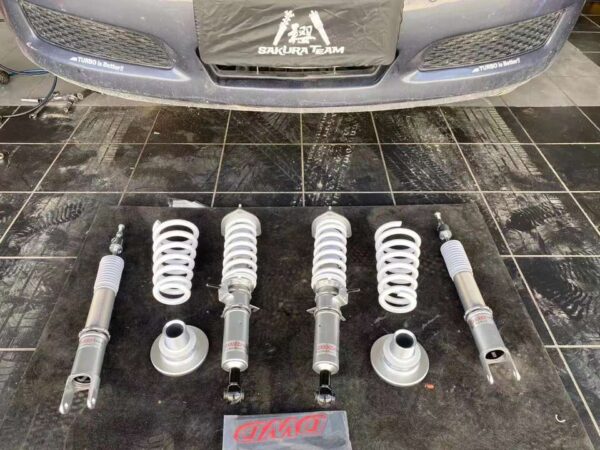 Винтовая подвеска (койловеры) Infiniti G37 RWD V36 2008-2013 DWD с демпфером 32 положения. — изображение 2