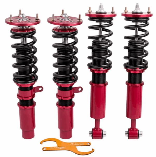 Винтовая подвеска (койловеры) BMW 5-series e60 RWD 2003-2010 Maxpeedingrods. — изображение 2