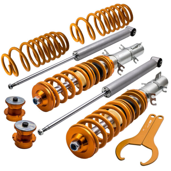 Винтовая подвеска (койловеры) Volkswagen New Beetle 1C,1Y,9C 1998-2010 Maxpeedingrods. — изображение 2