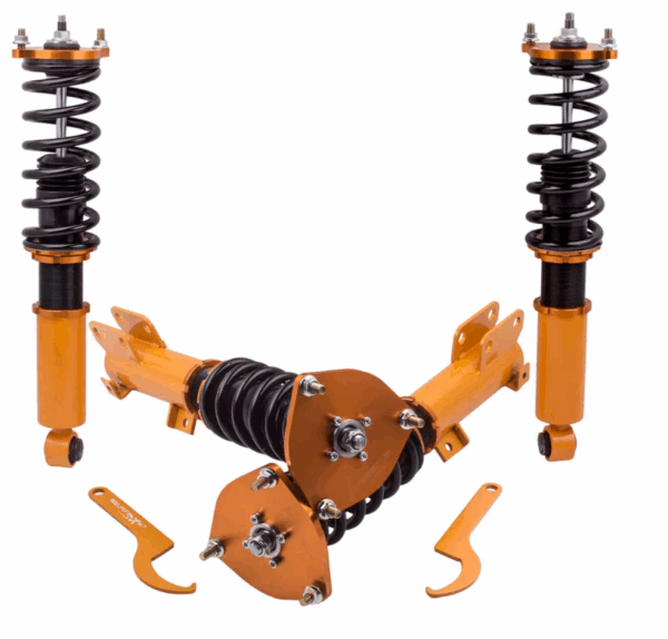 Винтовая подвеска (койловеры) Mitsubishi Galant/ Legnum VR4 1999-2003 Maxpeedingrods. — изображение 2