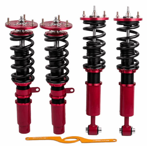 Винтовая подвеска (койловеры) BMW 5-series e60 RWD 2003-2010 Maxpeedingrods с демпфером 24 положения. — изображение 3