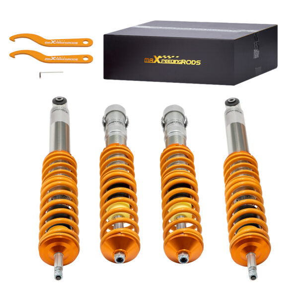 Винтовая подвеска (койловеры) Volkswagen Golf MK2 / МК3 1984-2000 Maxpeedingrods. — изображение 3