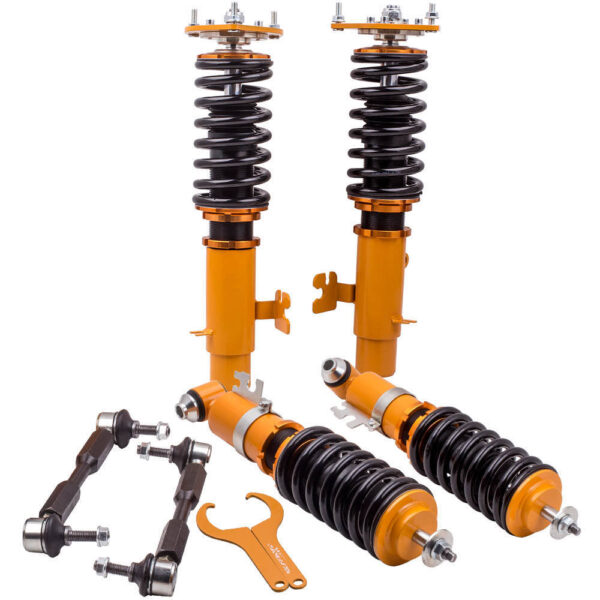 Винтовая подвеска (койловеры) Mini Cooper R56 2007-2013 Maxpeedingrods + регулируемые стойки стабилизатора. — изображение 3