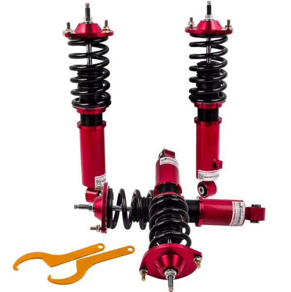 Винтовая подвеска (койловеры) Mazda Miata MX5 1990-2005 Maxpeedingrods с демпфером 24 положения. — изображение 3
