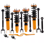 Винтовая подвеска (койловеры) Honda Accord VIII 2008-2012 + комплект регулируемых рычагов.