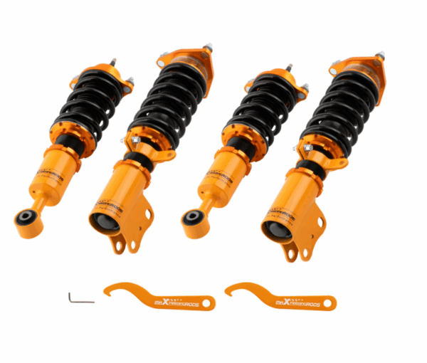 Винтовая подвеска (койловеры) Maxpeedingrods на Mitsubishi Lancer 10 2008-2016 с демпфером 24 положения. — изображение 2