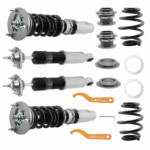 Винтовая подвеска (койловеры) BMW 3-series e46 1999-2005 Maxpeedingrods с демпфером 24 положения.