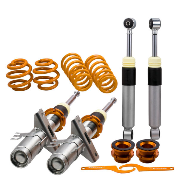 Винтовая подвеска (койловеры) Volkswagen TRANSPORTER T5 / T6 (T26 T28 T30) 2003-2015 Maxpeedingrods. — изображение 2