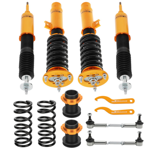 Винтовая подвеска (койловеры) BMW 3-series e92/93 2005-2013 Maxpeedingrods + регулируемые стойки стабилизатора. — изображение 2