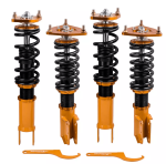 Винтовая подвеска (койловеры) Mitsubishi Lancer Evolution VII VIII IX 2000-2007 Maxpeedingrods. — изображение 3