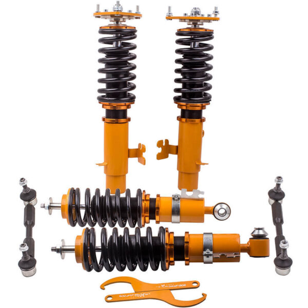Винтовая подвеска (койловеры) Mini Cooper R56 2007-2013 Maxpeedingrods + регулируемые стойки стабилизатора. — изображение 2