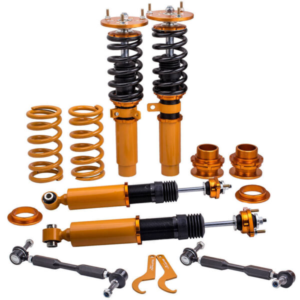 Винтовая подвеска (койловеры) BMW Z4 (E85) 2003-2008 Maxpeedingrods с демпфером 24 положения + регулируемые стойки стабилизатора.