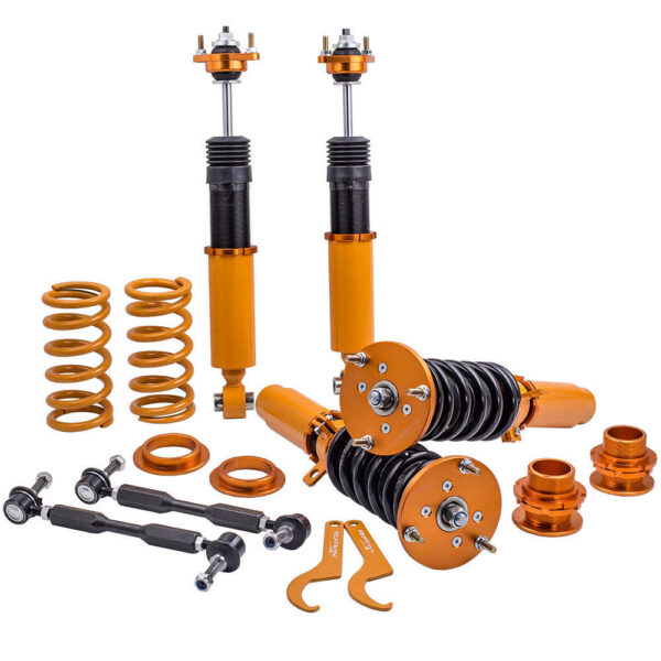 Винтовая подвеска (койловеры) BMW Z4 (E85) 2003-2008 Maxpeedingrods с демпфером 24 положения + регулируемые стойки стабилизатора. — изображение 3