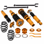 Винтовая подвеска (койловеры) BMW 3-series e46 1999-2005 Maxpeedingrods с демпфером 24 положения + задние рычаги.