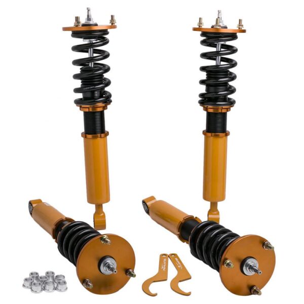 Винтовая подвеска (койловеры) Toyota Celsior 2000-2006 Maxpeedingrods с демпфером 24 положения. — изображение 2