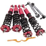 Винтовая подвеска (койловеры) Lexus IS 2001-2005 Maxpeedingrods с демпфером 24 положения и регулируемыми задними рычагами. — изображение 2