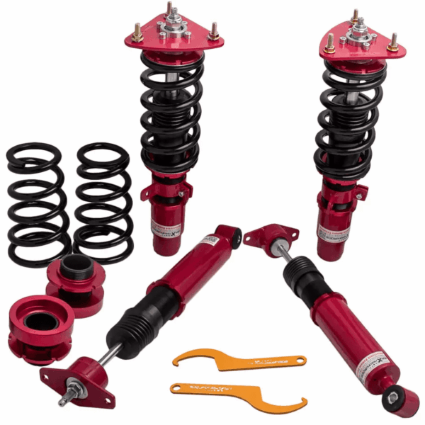 Винтовая подвеска (койловеры) Maxpeedingrods на Ford Focus 2 2004-2011 с демпфером 24 положения.