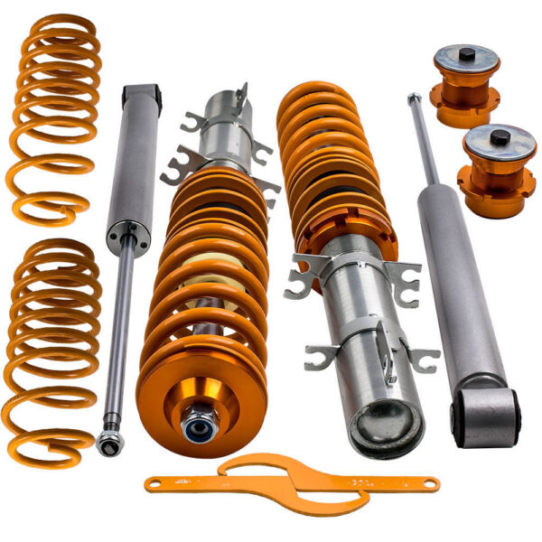 Винтовая подвеска (койловеры) Volkswagen New Beetle 1C,1Y,9C 1998-2010 Maxpeedingrods. — изображение 3