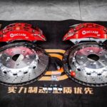 Усиленная 6ти поршневая тормозная система DICASE DR6 для Opel Corsa передняя ось от R17