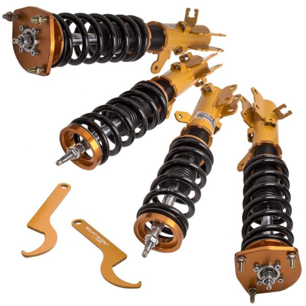 Винтовая подвеска (койловеры) Hyundai Tiburon 2002-2009 Maxpeedingrods с демпфером 24 положения. — изображение 3