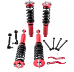 Винтовая подвеска (койловеры) Honda Accord VII 2003-2008 с демпфером 24 положения + регулируемые рычаги.