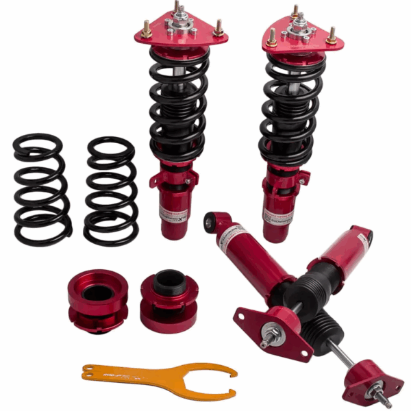 Винтовая подвеска (койловеры) Maxpeedingrods на Ford Focus 2 2004-2011 с демпфером 24 положения. — изображение 2