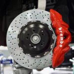 Усиленная 8ми поршневая тормозная система Brembo BM8 для Toyota Mark X передняя ось от R20