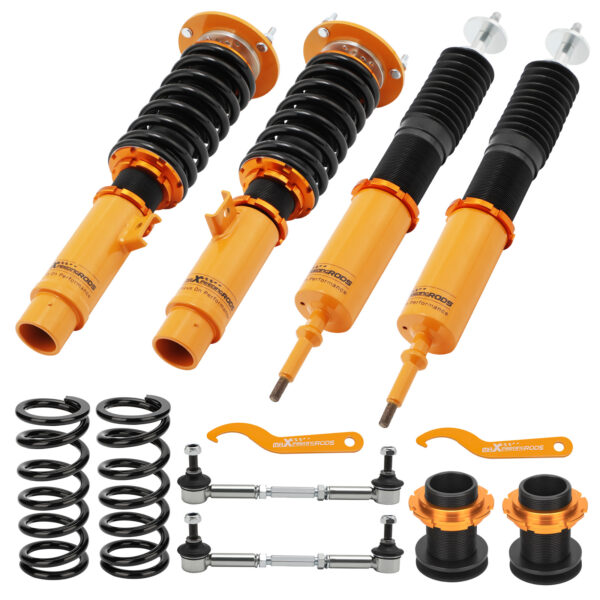 Винтовая подвеска (койловеры) BMW 3-series e92/93 2005-2013 Maxpeedingrods + регулируемые стойки стабилизатора.