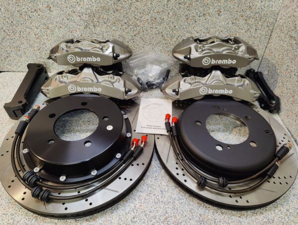 Спортивная 6ти поршневая тормозная система Brembo GT6 для Subaru Impreza передняя ось от R19 — изображение 3
