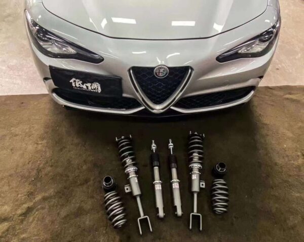 Винтовая подвеска (койловеры) Alfa Romeo Giulia 2017+ DWD с демпфером 32 положения. — изображение 4