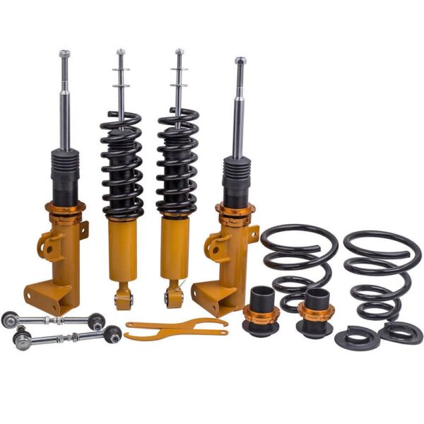 Винтовая подвеска (койловеры) Mercedes C-Class W203 RWD 2001-2007 Maxpeedingrods + регулируемые стойки стабилизатора в комплекте. — изображение 3