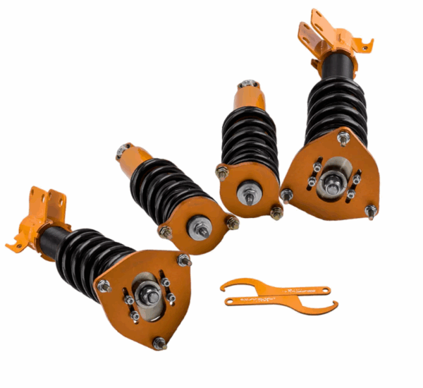 Винтовая подвеска (койловеры) Maxpeedingrods на Subaru Legacy/Outback 1998-2003. — изображение 3