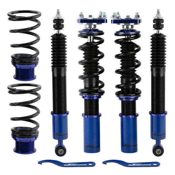 Винтовая подвеска (койловеры) Ford Mustang 4th SN95 1994-2004 Maxpeedingrods. — изображение 3