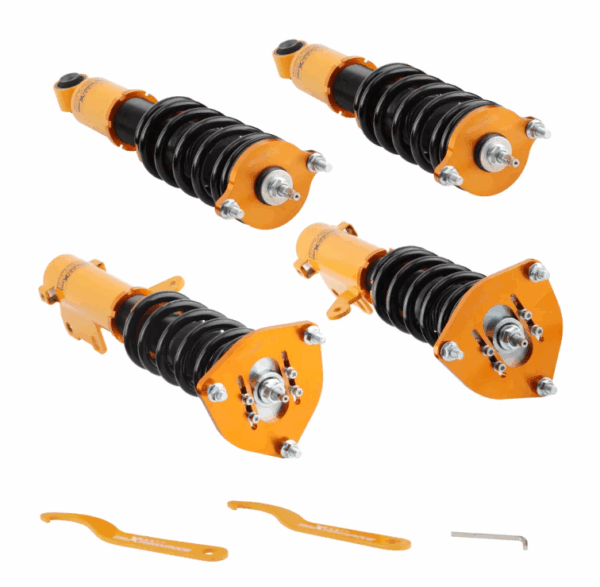 Винтовая подвеска (койловеры) Mitsubishi Eclipse 3G 2000-2005 Maxpeedingrods с демпфером 24 положения. — изображение 3