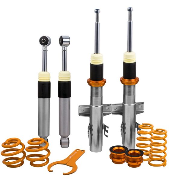 Винтовая подвеска (койловеры) Volkswagen TRANSPORTER T5 / T6 (T26 T28 T30) 2003-2015 Maxpeedingrods. — изображение 3