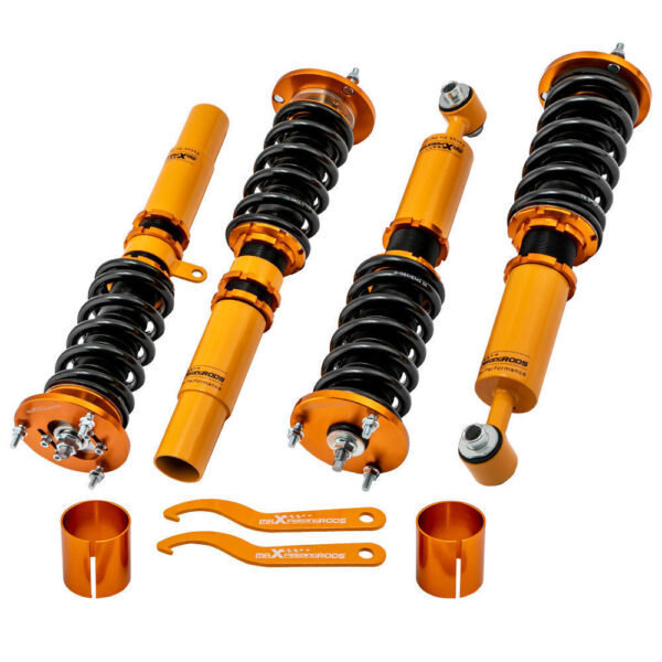 Винтовая подвеска (койловеры) BMW 5-series e39 седан 1995-2003 Maxpeedingrods. — изображение 2