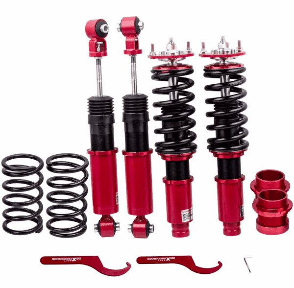 Винтовая подвеска (койловеры) Mazda 6 2003-2007 Maxpeedingrods с демпфером 24 положения.