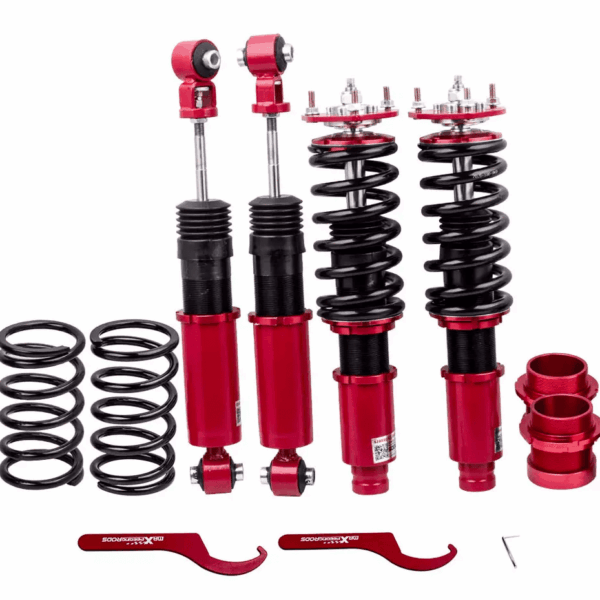 Винтовая подвеска (койловеры) Mazda 6 2003-2007 Maxpeedingrods с демпфером 24 положения.